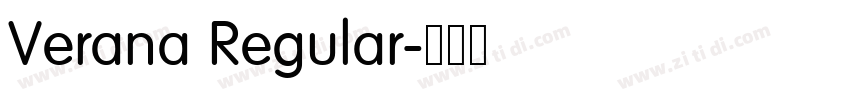 Verana Regular字体转换 Verana Regular字体转换